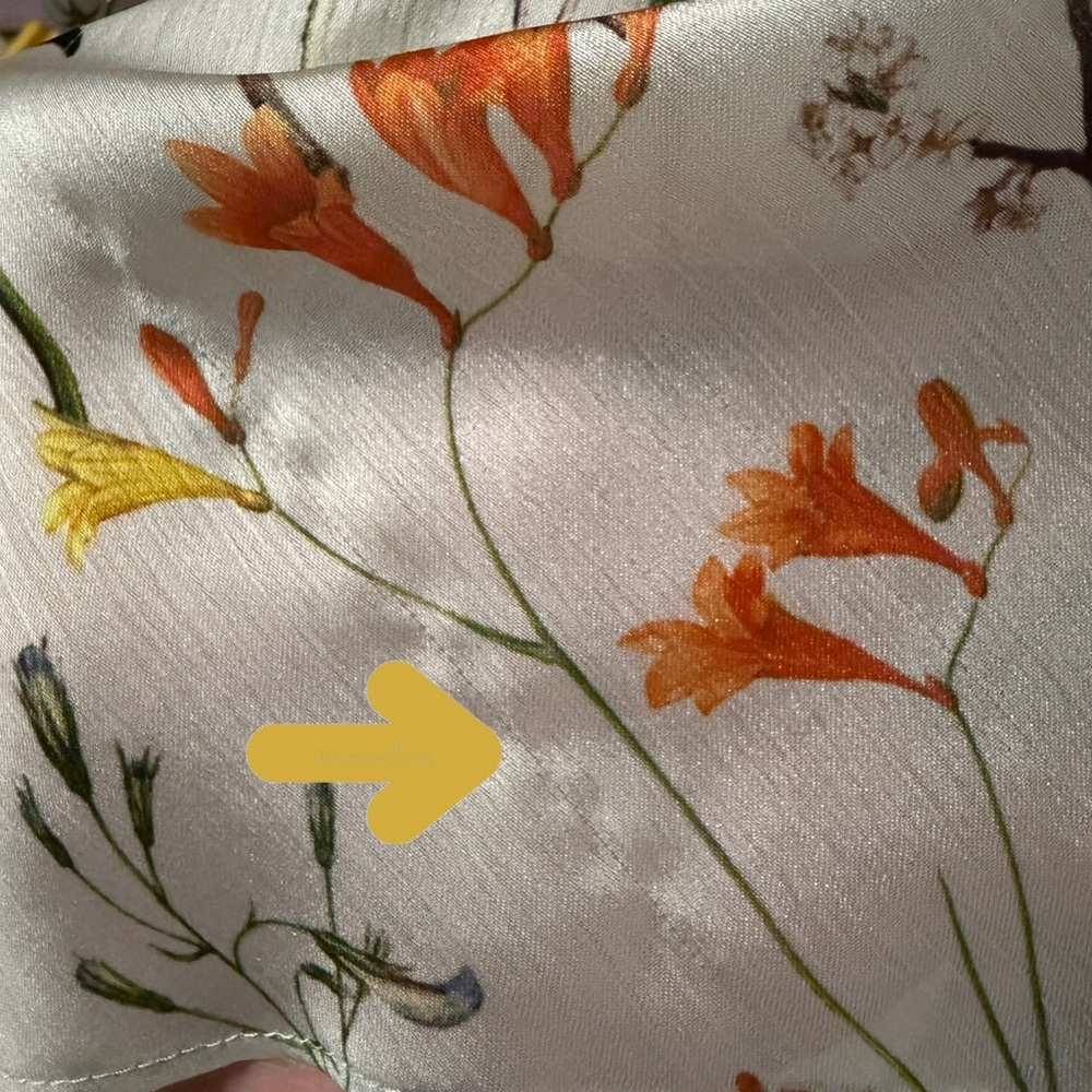 Alexis Women's Elsa Botanical Floral Print Off-Shoulder‎ Blouse Multicolor Large - Picture 11 of 12